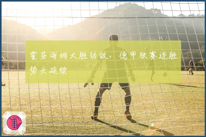 霍芬海姆大胜劲敌，德甲联赛连胜势头延续